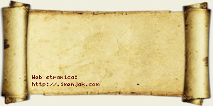 Natalija Mijailović vizit kartica